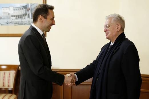 Քաղաքապետն ընդունել է Միխայիլ Պիոտրովսկուն