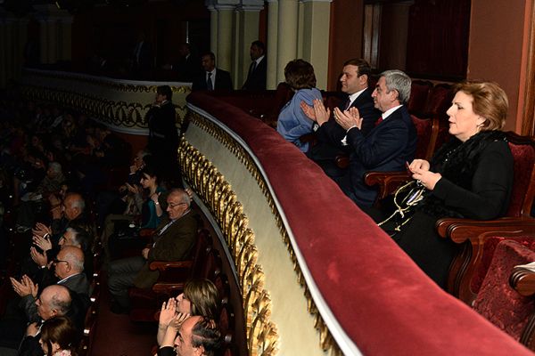 The jubilee event dedicated to the 100th anniversary of Hamo Sahyan was held at the National Academic Theater of Opera and Ballet