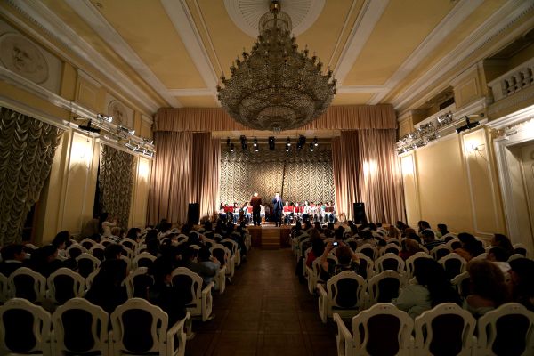 The Children’s Philharmonic after Yu. Bakhshyan started the concerts of the jubilee year
