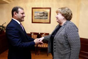 Mayor Taron Margaryan met with the members of Saint-Petersburg delegation