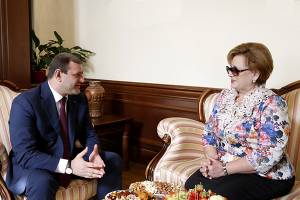 A meeting with the delegation of Krasnodar