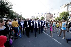 Мэр Тарон Маргарян наблюдал за мероприятиями, проходящими в административном районе Эребуни