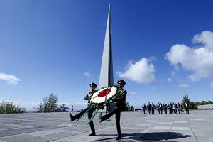 Memory tribute to the victims of the Armenian Genocide