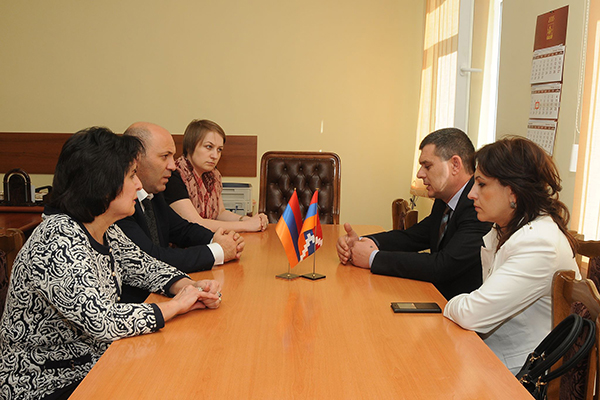 The delegation of Martakert district administration visited Shengavit administrative district of Yerevan