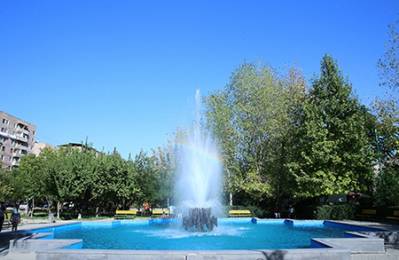 Fontains of park after V. Zatikyan