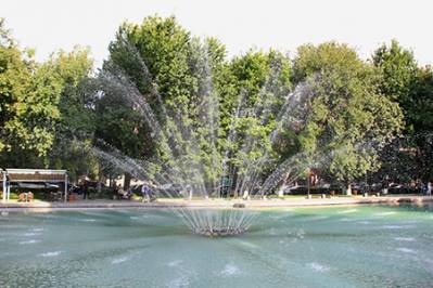 Water basin in the 5th segment of Yeritasardakan park