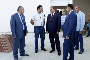 Мэр Еревана Тарон Маргарян побывал с рабочим визитом в административном районе Давташен