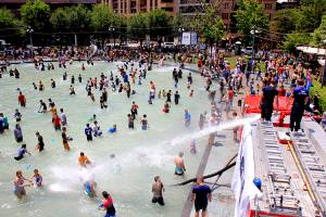 Water fest at Swan's Lake