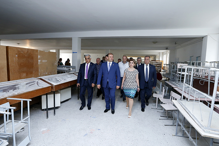 The school N 88  after Johannes Lepsius is being renovated by Yerevan Municipality program