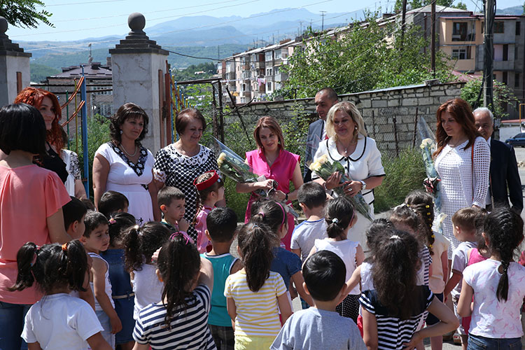 The visit to Stepanakert kindergartens