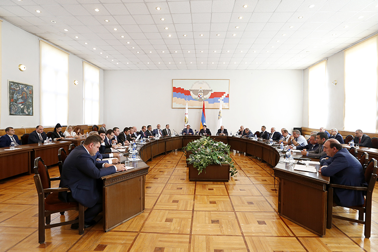 Taron Margaryan: “We should carry out only such activities which will contribute sustainable development of the NKR communities”