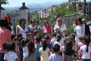 The visit to Stepanakert kindergartens