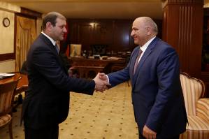 Yerevan Mayor meets with his colleague from Stepanakert