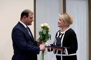 Gayane Soghomonyan has been awarded with the honorary title “Distinguished teacher”