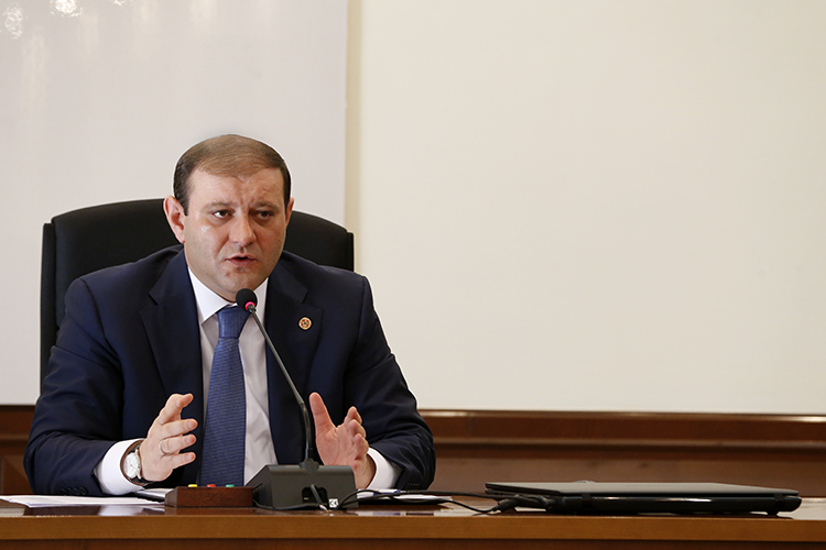 Taron Margaryan: “Signs on advertisement boards written in a foreign language shouldn't be bigger than the ones written in Armenian”