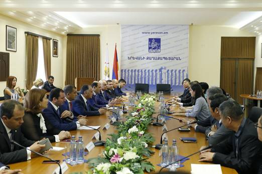 Քաղաքապետ Տարոն Մարգարյանը հանդիպել է Չինաստանի Ցինդաո քաղաքի պատվիրակության հետ