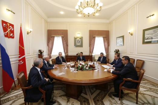 Երևանի քաղաքապետ Տարոն Մարգարյանը հանդիպել է Սանկտ Պետերբուրգի նահանգապետ Գեորգի Պոլտավչենկոյի հետ