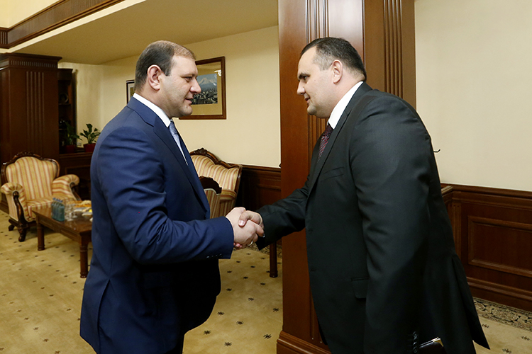 Mayor Taron Margaryan met with Chargé d'Affaires of the Republic of Ukraine in the Republic of Armenia