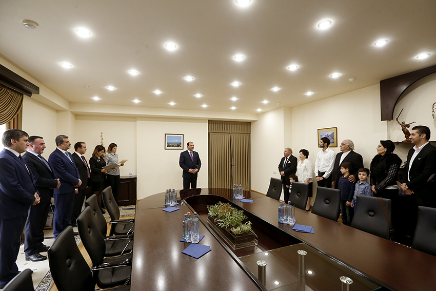 Keys to new flats on the event of “Erebuni-Yerevan 2799” celebration started under the slogan “Yerevan-city of love”