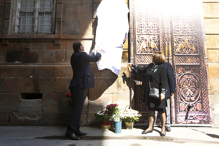 Solemn opening of the memorial board of the RA People’s Artist, film director Nerses Hovhannisyan