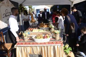 Exhibition of folk crafts, national cuisine and traditional game shows in Erebuni street