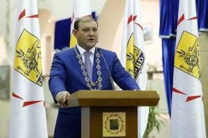 Festive reception of the official delegation in the City Hall of Yerevan