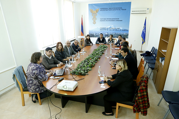 Meeting-discussion of the issues related to expansion of trade and economic ties between Yerevan and Saint Petersburg