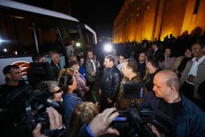 Yerevan Mayor and RA Minister of Defence are leaving to the frontier military units together with the parents of the servicemen from Yerevan