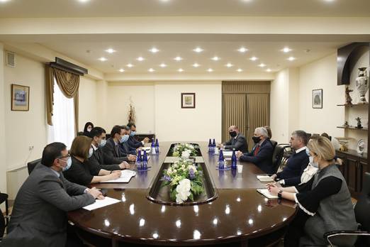 Հայկ Մարությանն ընդունել է ՀՀ-ում ՄԱԿ-ի մշտական համակարգող Շոմբի Շարփին