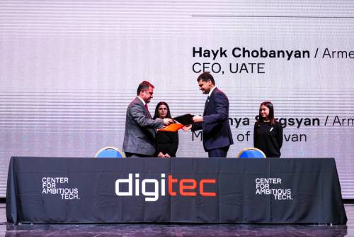 Yerevan Municipality and Union of Advanced Technology Enterprises Sign Memorandum of Cooperation