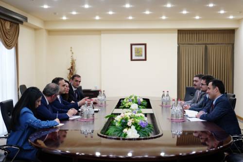 Vice Mayor Tigran Avinyan Meets UK Ambassador to Armenia John Gallagher