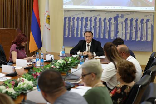 Regular Meeting of the "Council for Social Assistance" Adjunct to the Mayor of Yerevan Held