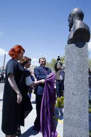 A bust of the Western Armenian poet Siamanto has been opened