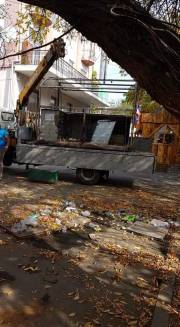 Ապամոնտաժվել են կենտրոնի մի շարք ապօրինի կրպակներ ու տաղավարներ