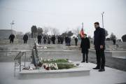 Mayor Hrachya Sargsyan visits Military Pantheon “Yerablur”