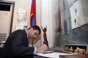 В рамках мероприятия «Ночь музеев» мэр Еревана Грачья Саргсян посетил общинные музеи