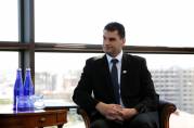 Yerevan Mayor Hrachya Sargsyan receives Podgorica Mayor Ivan Vukovic