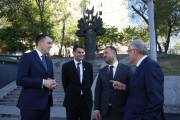 Yerevan Mayor Hrachya Sargsyan receives Podgorica Mayor Ivan Vukovic