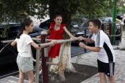 Mayor Hrachya Sargsyan participates in openings of renovated kindergarten and yard areas